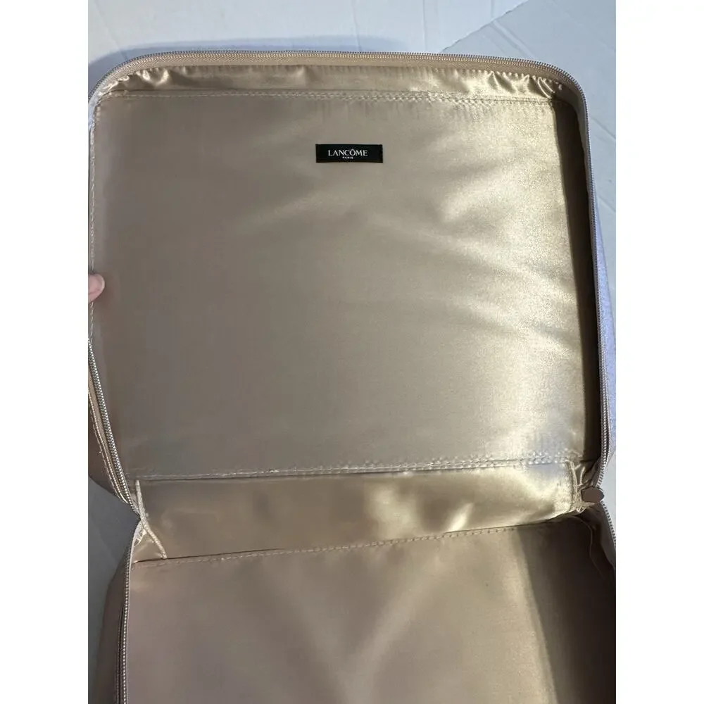 Lancome Holiday 2024 Ltd Edition Cosmetic Case Make-Up Bag 13” x 10” x 3.5”